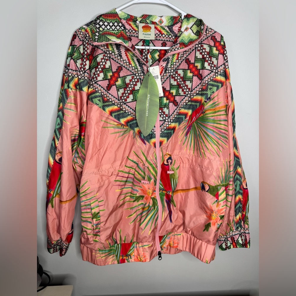 Farm Rio Parrot Patterned Jacket - Picture 4 of 5